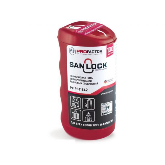 SAN-LOCK®, полиамидная нить, пропитанная силиконом, 100 м PF PST 542 (6/120)